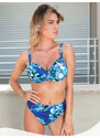 Linea Sprint Costume Bikini Donna Blu Taglia 52