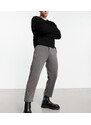 ADPT - Pantaloni eleganti a fondo ampio grigio scuro