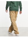Guess Originals - Pantaloni cargo dritti color cuoio-Brown