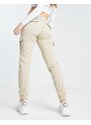 Urban Classics - Pantaloni multitasche beige-Grigio