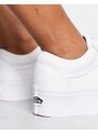 Vans - UA Old Skool Stackform - Sneakers in pelle triplo bianco - In esclusiva per ASOS