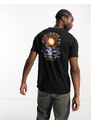 Hurley - Burning Sun - T-shirt nera-Black