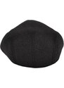 Malu Shoes Berretto Coppola Piatta Strillone Uomo Invernale Tessuto Foderato Nero Berretto Regolabile