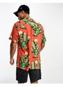 ASOS DESIGN - Camicia con stampa cactus-Multicolore