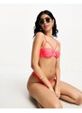 Hunkemoller - Cairo - Top bikini rosso acceso con ferretto