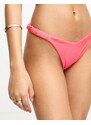 Hunkemoller - Cairo - Slip bikini sgambati rosso acceso