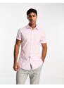 ASOS DESIGN - Camicia slim fit rosa