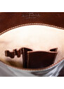 Leather Trend Alan - Tracolla da Uomo Marrone In Vera Pelle