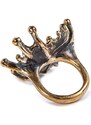 Glauco Cambi anello SPLASH in bronzo e peridot