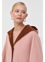 Weekend Max Mara giacca in lana a doppia faccia colore rosa