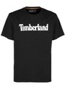 Timberland T-shirt Uomo In Cotone Biologico Con Scritta Nero Taglia L