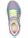 Scarpe da ginnastica arcobaleno glitterate in mesh da bambina Skechers Snap Sprints 2.0
