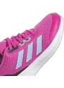 Scarpe da ginnastica fucsia da ragazza con strisce laterali adidas Runfalcon 3.0 K