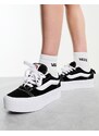 Vans - Knu Stack - Sneakers nere con suola platform rialzata-Nero