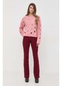 Pinko maglione in lana donna colore rosa