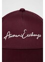 Armani Exchange berretto da baseball in cotone