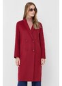 Patrizia Pepe cappotto in lana colore rosso