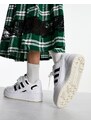 adidas Originals - Forum XLG - Sneakers con plateau bianche e nere-Bianco