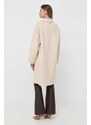 Beatrice B cappotto in lana colore beige