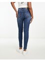 Vero Moda - Jeans skinny a vita alta blu medio