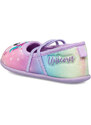 Pantofole lilla e rosa da bambina con stampa Unicorno