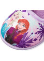 Pantofole lilla da bambina con stampa Elsa e Anna di Frozen