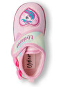 Pantofole rosa glitterate da bambina con stampa Unicorno
