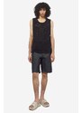Stussy Canotta O DYED MESH TANK in cotone nero