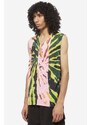 Stussy Gilet PRINTED SWEATER VEST in cotone multicolor