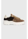 Filling Pieces sneakers in camoscio Court Serrated Topaz 71633831933