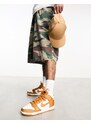 Jordan Nike - Dunk High Retro SE - Sneakers alte bianche e arancioni-Arancione