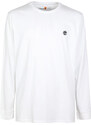 Timberland T-shirt Uomo In Cotone Manica Lunga Bianco Taglia Xl