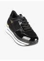 Queen Helena Sneakers Da Donna Con Zeppa Nero Taglia 36