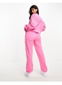 The Couture Club - Joggers oversize rosa in coordinato