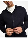 Selected Homme - Cardigan blu navy in maglia
