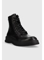 Tommy Hilfiger scarpe in pelle TH EVERYDAY CLASS TERMO LTH BOOT uomo FM0FM04658