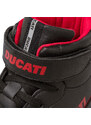 Sneakers alte nere da ragazzo con dettagli rossi Ducati Barsaba Mid 4 GS