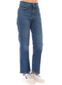 jeans da donna Levi's Ribcage Straight Ankle effetto used