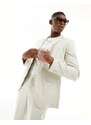 Jack & Jones Premium - Giacca da abito slim fit color crema-Bianco