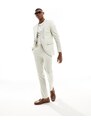 Jack & Jones Premium - Giacca da abito slim fit color crema-Bianco