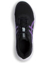 Scarpe da ginnastica nere da ragazza con logo viola Asics Jolt 4 GS