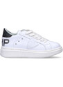 PHILIPPE MODEL Sneaker bimba bianca/nera in pelle SNEAKERS