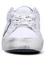 PHILIPPE MODEL Sneaker bimbo bianca/blu in suede SNEAKERS