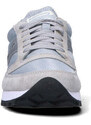 SAUCONY LACCI BIANCHI Sneaker donna grigia/argento in pelle SNEAKERS