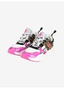 Shop Art Chunky Vanessa Sneakers Multicolor Con Stampa Animalier Donna Zeppa Multicolore Taglia 36