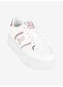 Lancetti Sneakers Da Donna Stringata Con Zeppa Bianco Taglia 39