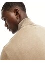 Pull&Bear - Maglione con collo alto color cuoio-Neutro