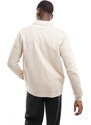 ASOS DESIGN - Giacca harrington vestibilità standard in jersey beige-Neutro
