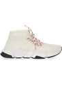 Sneakers a Calzino Speed Balenciaga con Lacci 36 Bianco 2000000003177