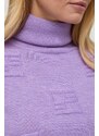 Beatrice B maglione in lana donna colore violetto